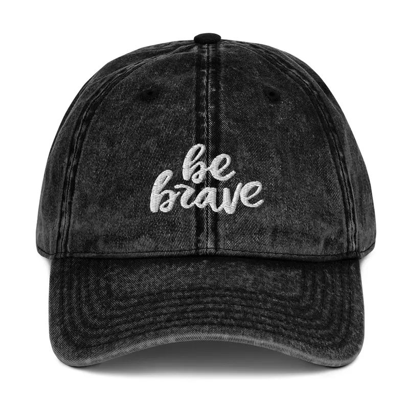 Be Brave Vintage Cap