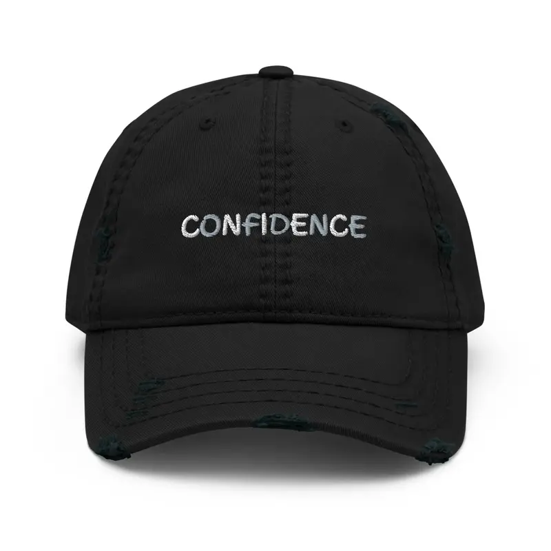 Confidence distressed cap